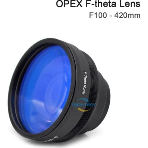 F-theta Field Scan Lens 1064nm 70x70-300x300mm F100-420mm for 1064nm YAG Optical Fiber Laser Marking Machine Parts