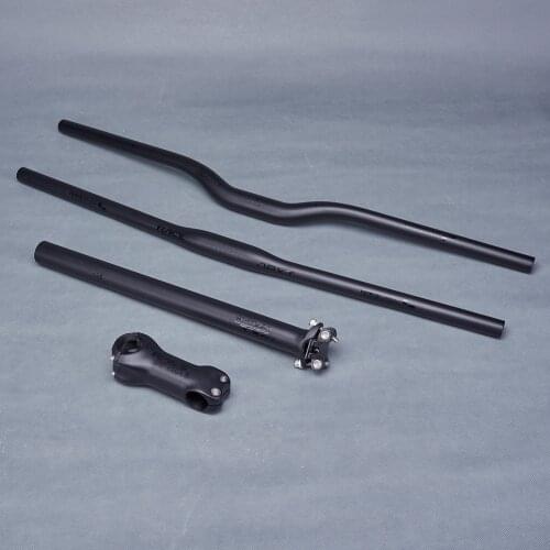 Race Face Next Matte Carbon Fibre Bike MTB Handlebar Sets Bicycle Mountain Handlebar SeatPost Stem Black Glossy Logo