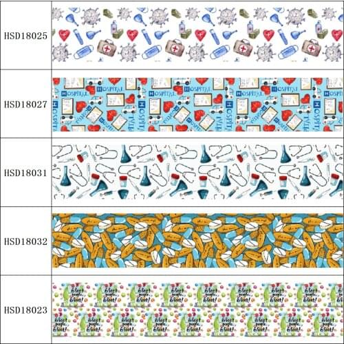 HSDRibbon free shipping 3" 75mm heat transfer printed hsd-design series Grosgrain Ribbon 50Yards/Roll
