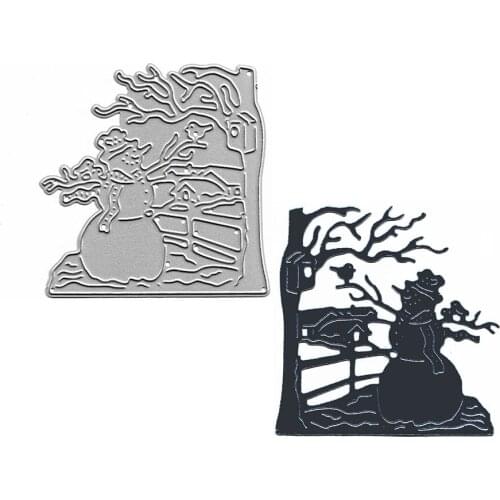 Snowman Metal Cutting Dies Fustelle Embossing Template Scrapbooking DIY Mold Album Card Decorative Paper Craft Stencil Die Cut