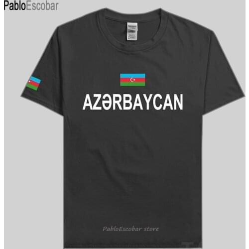 Azerbaijan Azerbaijani men t shirts fashion jerseys nation team 100% cotton t-shirt clothing tees country sporting flag AZE