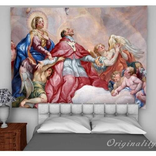 Jesus Pray Tapestry Art Wall Hanging Home Dorm Room Décor