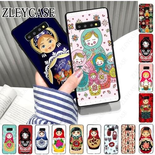 Russian Dolls Pattern Matryoshka Soft Phone Case For samsung galaxy s10plus s10e s10lite s9 s8plus s20 s7 s6edge s20ultra Case
