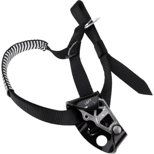 Foot Ascender, Aluminium Alloy Left Foot Ascender Riser for Rock Climbing
