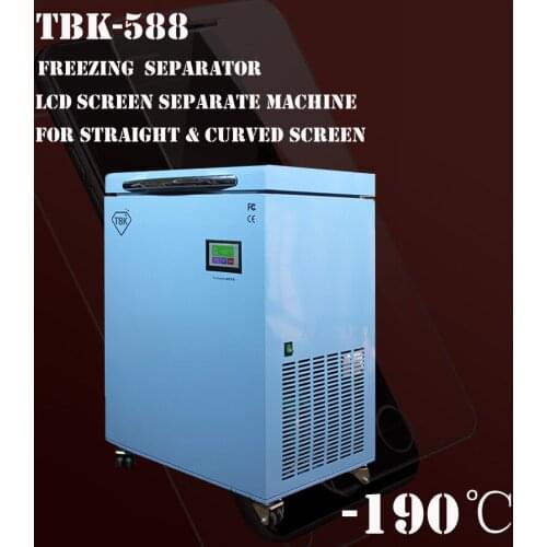 TBK Professional LCD Touch Screen Freezing Separating Machine TBK-588 -190 freeze separator for Straight and curved screen