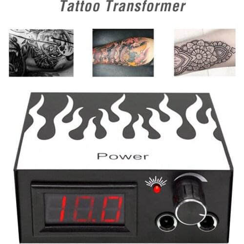 Professional Tattoo Transformer Advanced LCD Tattoo Power Supply RCA Interface Tattoo Machine Voltage Regulator Tattoo Equipment