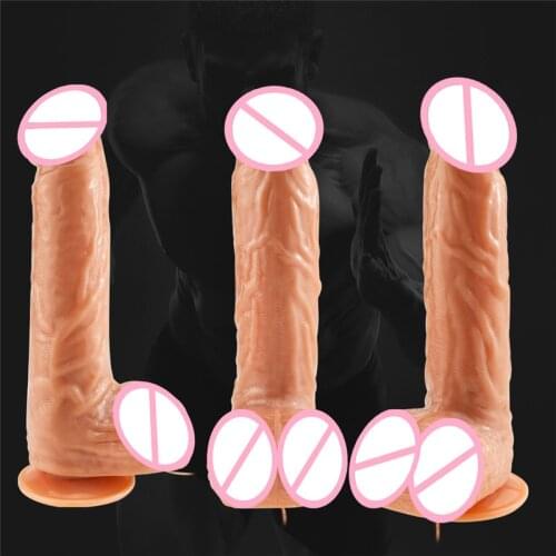 Realistic Huge Dildo Vibrator for Woman Suction Cup Soft Silicone Vagina Simulation Big Penis Anal Adults Sex Toy for Women Shop