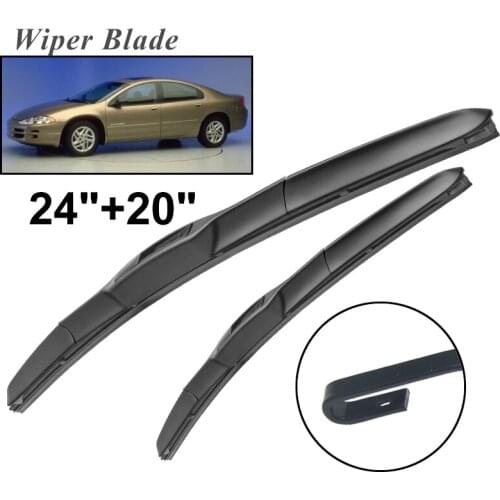 Okowiper RHD & LHD Front Wiper Blades For Chrysler Intrepid 1998 - 2004 Windshield Windscreen Front Window 24"+20"