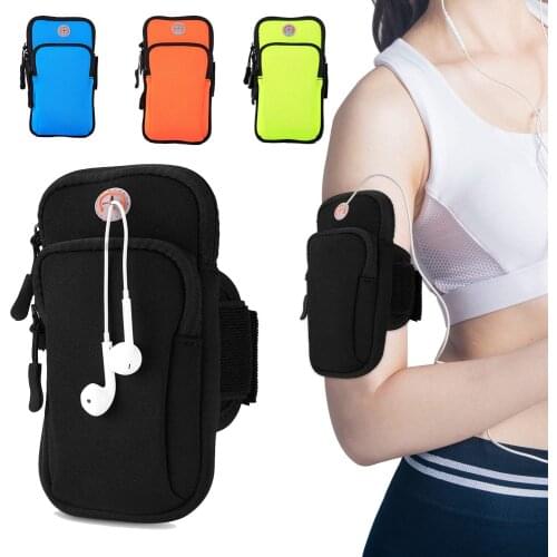 Wrist Arm Running Sport Bag Arm Bag Waterproof Run Armband Bag Men Women Arm Bags Outdoor Sports Arm Pouch Gym Fitness Arm Band