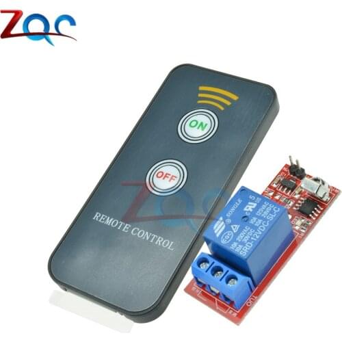 1 Channel CH DC 12V Relay Module Infrared IR Remote Switch Control Relay Driving Board Controller for Electronic DIY