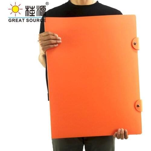 4K Painting Display Folder With Handle Sketch Presentation Book 30 Transparent Pockets Candy Color580*440mm(22.84"*17.32")(2PCS)