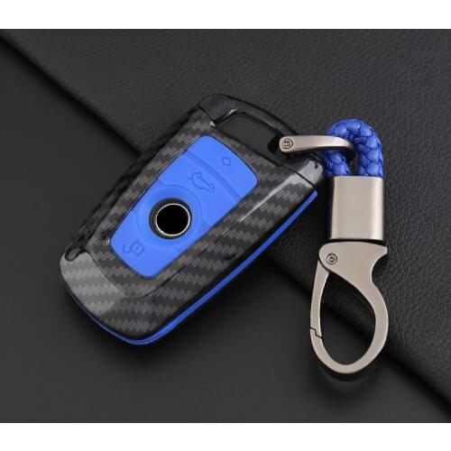Carbon Fiber Auto Key Shell Cover Case For Bmw F05 F10 F20 F30 Z4 X1 X4 X5 X6 New X7 Carbon Fiber Accessories Car-Styling