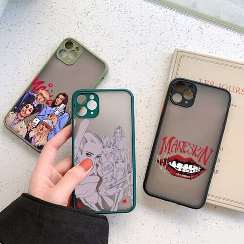 Maneskins Singer Phone Case For IPhone 12 11 Pro Max X XR XS Max 7 8 Plus Candy Color Coque Cover Popular Band Funda