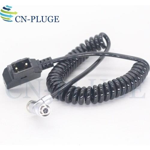 D-Tap to Right angle 5 pin female for PORTKEYS LH5H Monitor power cable The spring wire can be stretched