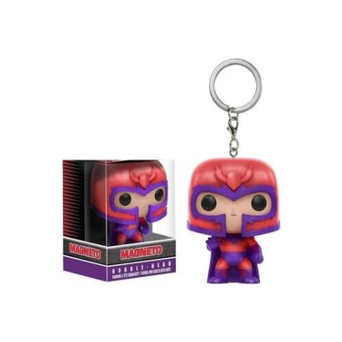 Funko X-Men Origins: Wolverine & MAGNETO Cute Keychain Action Figure Collection Model Toys For Children With Retail Box
