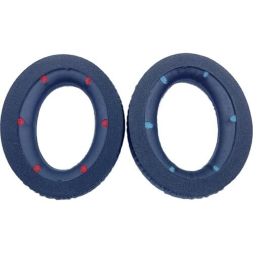 Sleeve Pillow Leather Ear Pads Cushion Cover Replacement Compatible with Hyper X Cloud Revolver S Headset LX0B