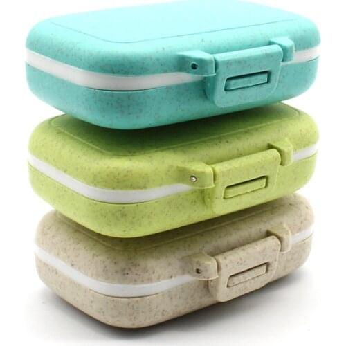 Mini Pill Box Portable Medicine Boxes 3 Grids Home Travel Medical Drugs Tablet Empty Container Home Holder Pill Cases Splitters