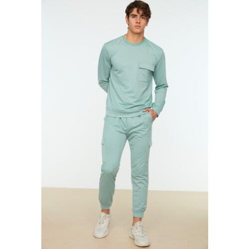 Trendyol Mens Tracksuit Set TMNSS21EM0042