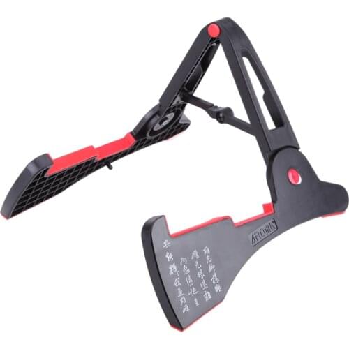 Aroma AGS-03 Guitar Stand A-frame Holder Bracket for Acoustic Guitar Bass Stringed Instrument Universal Compact Rabbit Shape