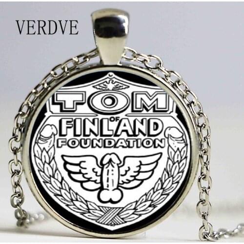 VERDVE New Tom of Finland photo charm pendant, Gay interest necklaces & pendants gay paide jewelry