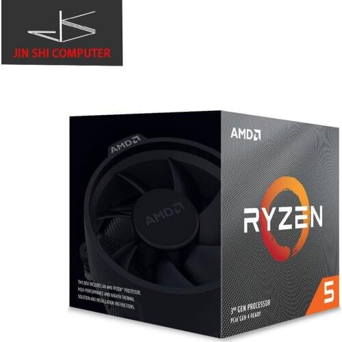 AMD Ryzen 5 3600X R5 3600X 3.8 GHz Six-Core Twelve-Thread CPU Processor 7NM 95W L3=32M 100-000000022 Socket AM4 new and with fan