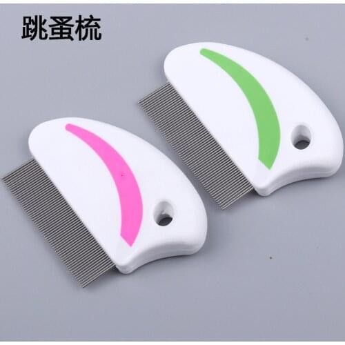Pet Flea Comb For Cats Dogs Stainless Steel Comfort Flea Hair Grooming Deworming Brush Short Long Hair Pet Tools