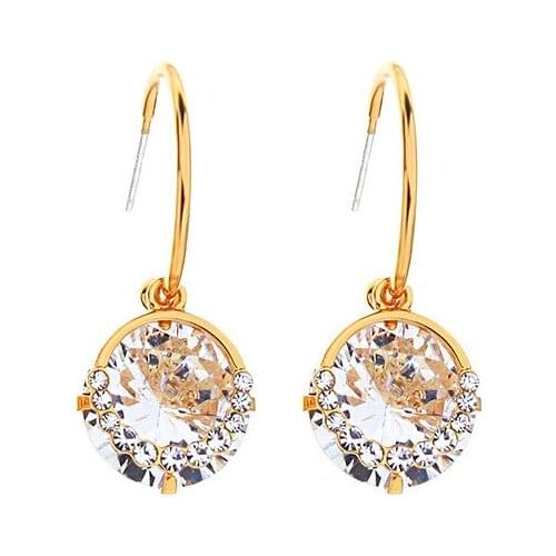 Chic Women Jewelry Bling Bling Crystals Ball Dangle Drops Earrings Shiny Rhinestones Ball Drop Earrings