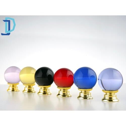 Modern Round Shape Crystal Shake Handles Hardware Drawer Wardrobe Cabinet Handle For Furniture Crystal Door Knobs