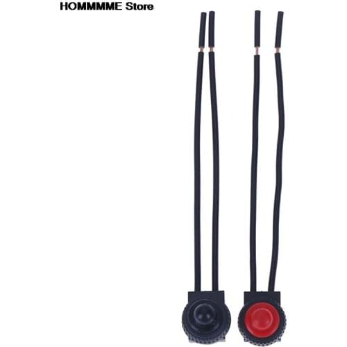 1Pc 220V Waterproof Push-Button On-Off Switch With 4" Leads Motorcycle Car Boat On Sale