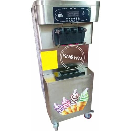 2019 factory price stainess steel vending serve yogurt making commercial soft ice cream machine
