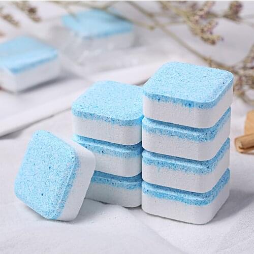 24pc/set Washing Machine Cleaner Tablets Washer Cleaning Detergent Laundry Tablet Washer Cleanser For All Washing Machines