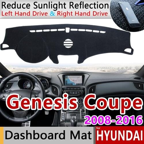 For Hyundai Genesis Coupe 2008 2009 2010 2011 2012 2013 2014 2015 2016 Anti-Slip Mat Dashboard Cover Pad Sunshade Accessories