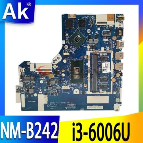 For Lenovo 520-15IKB 320-15IKB/ISK laptop motherboard NM-B242 motherboard CPU i3-6006U 4GB RAM GPU GT920M/ tested 100% work