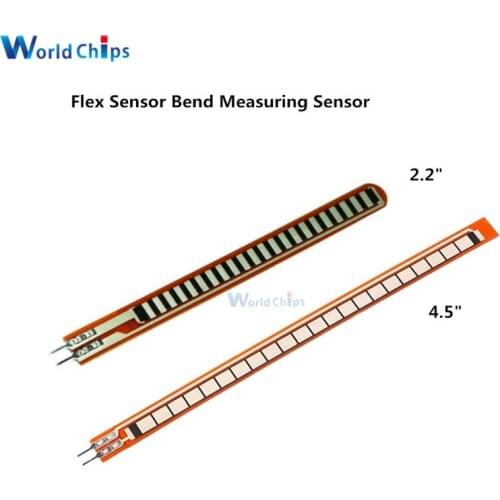 Flex Sensor 2.2 inch Bend Flex Sensor for Robotic hand Electronic gloves Flex2.2 flex4.5 Flex Sensor 4.5