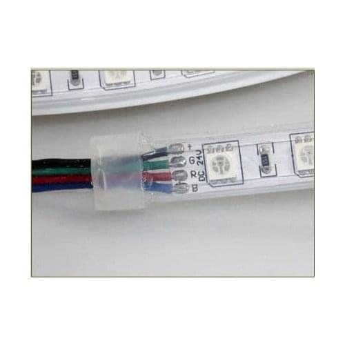 DC24V RGB LED strip 5050 SMD flexible light 60LED/m,5m 300LED,waterproof silicon tube;IP66