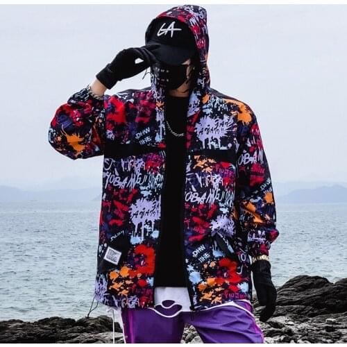 HUAZHENMIAN Hooded Jackets For Men