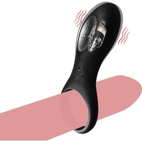 Couple Sex Toys Penis Ring Vibrator Male Delay Ejaculation Clitoris Stimulator Cock Ring Sex Porducts Shop USB Ring Delay Lock