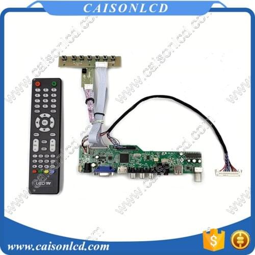 M6-V5.1 LCD TV controller board support HDMI VGA AUDIO AV USB TV for 12.1 inch 1280x800 LP121WX3 -TLC1 lvds easy diy repair