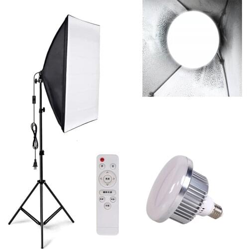 Photography Softbox Lighting Kit With Remote 50x70cm Light Box Professional Continuous Fotografia Equipment Photo Studio Video