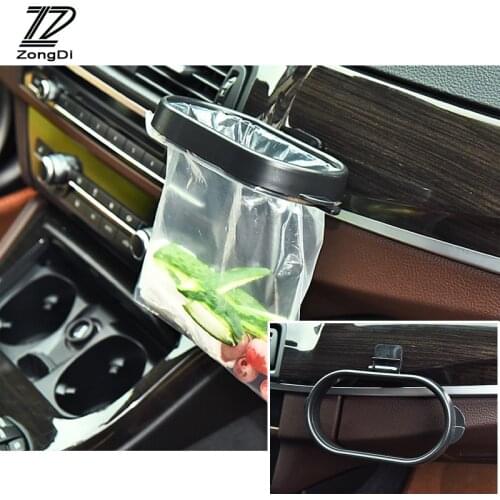 ZD 1X Car Rubbish Bin Trash Bag Frame For Volvo xc90 v70 s80 Kia rio ceed sportage Mercedes w203 w211 w204 Lifan x60 accessories