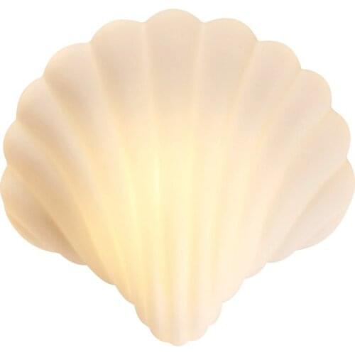 Modern Glass Shell Corridor Wall Lamp creative simple Bedroom Bedsides Wall Light E27 Balcony Hallway Wall Lighting Fixtures