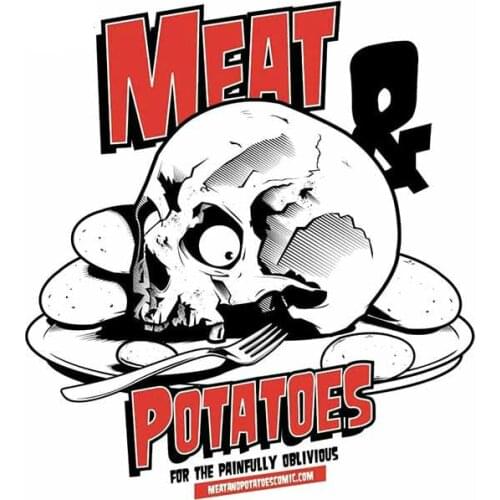 Personality Meat and Potatoes with Mockery Graphics Car Sticker and Decal Vinyl Rear Windshield Trunk Vinyl Apply To Car Window