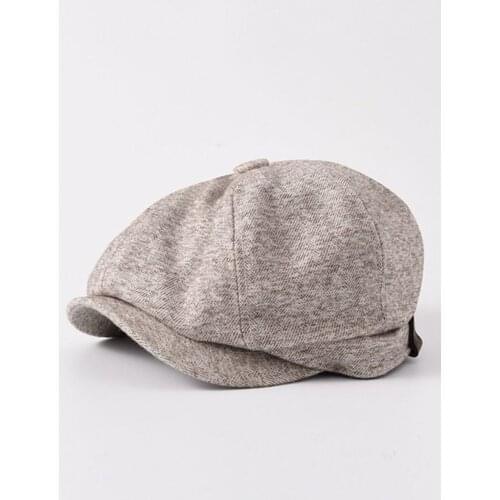 Male Big Size Octagonal Hat Spring and Summer Cotton Painter Hat Lady Newsboy Cap Men Large Size Beret 56-58cm 58-60cm 60-63cm