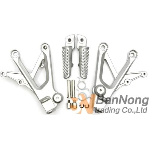 High quality motorcycle Front Footrests Foot pegs tripod Pedal stent assembly For Honda CBR600 F4 F4I 2001-02-03-04-05-06-07