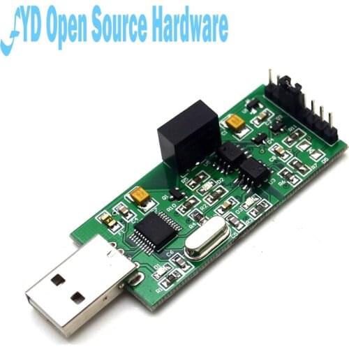 High-speed isolation USB to TTL serial power supply optocoupler isolation 3.3V 5V TTL output CH340 module