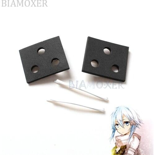 Sao Asada Shino Cosplay Wigs Sword Art Online Ggo Headwear Cosplay Costume Wig Heat Resistant Cosplay Accessories Prop