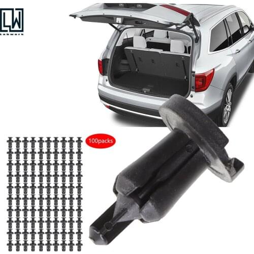 100Pcs 10mm Auto Vehicle Car Bumper Clips Retainer Fastener Rivet Door Panel Fender Liner