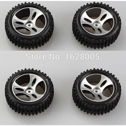 4pcs/lot Wltoys A959 1/18 RC Car Spare Parts Tires Wheels A959-01