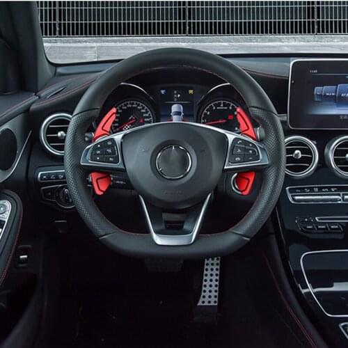 Automotive Steering Wheel Shift Paddle Interior Modified Aluminum Alloy Paddle for Mercedes A/B/E/GLK/GL/SLK/R/M