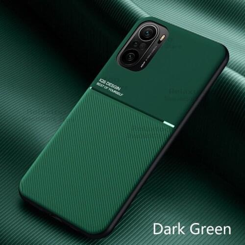Car Magnetic Leather Texture Cover for Pocophone Poco Poko Little POCO F3 F 3 3F PocoF3 5G Case Soft Silicone Shockproof Coques